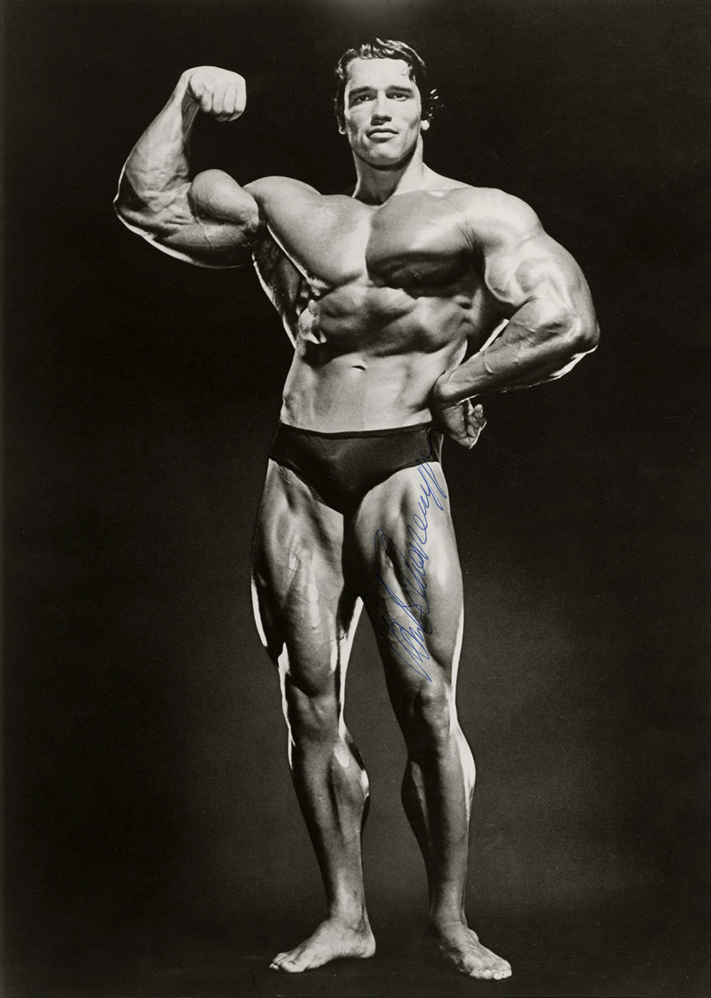 mitos:  Arnold Schwarzenegger by Jimmy Caruso (1978)