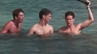 el-mago-de-guapos:  el-mago-de-guapos:  Classic Nude Scene! Calendar Girl (1993) Jason Priestley and Gabriel Olds nude beach + Jerry O’Connell in a towel (no nudity this time)   @itsalekzmx I got new footage! 