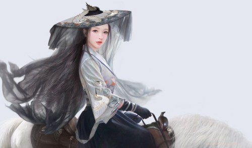 楚留香鹭栖云成女  Ruoxin Zhang www.artstation.com/artwork/Dx8lyE