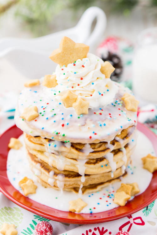 sweetoothgirl:Sugar Cookie Pancakes