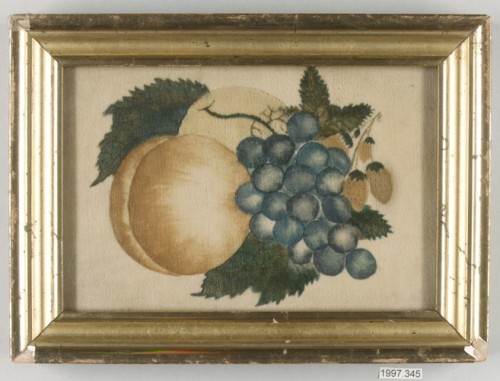 met-american-decor:Theorem painting by Mary Gregory, American Decorative ArtsGift of Elizabeth M. Ri