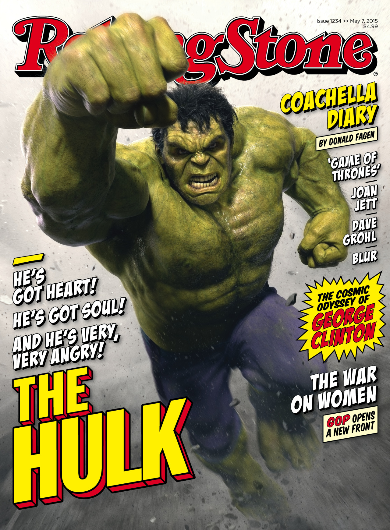 rollingstone:  Hulk smashes our cover! Mark Ruffalo and Joss Whedon go deep on the