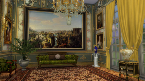 Marie Antoinette Floral Walls for TS4 Released!Download @ my blog https://regalsims.blogspot.com/201