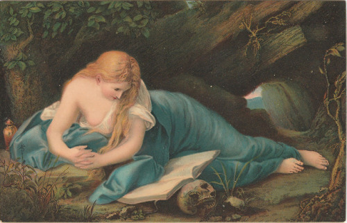 The Penitent Mary Magdalene, &ldquo;Die Bussende Magdelena&rdquo; painted by Pompeo Girolamo