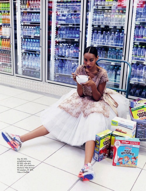 leahcultice:  Dominique by Damon Fourie for Elle South Africa July 2014 