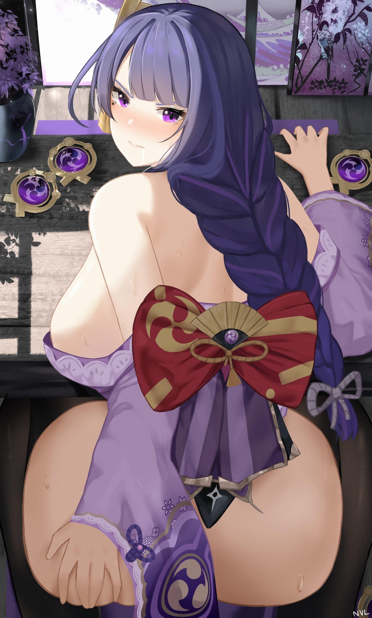boldanimegirls:Thicc Baal / Raiden Shogun