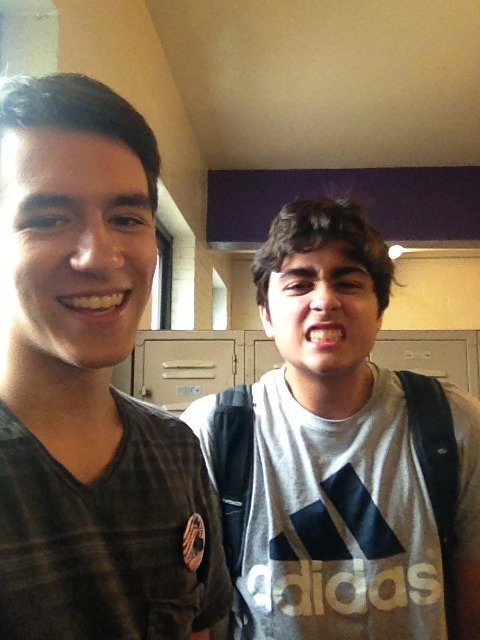 twerkingdead:   Me and straight boy bein cute today 