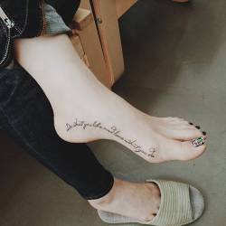 cutelittletattoos:  “Do what you like and