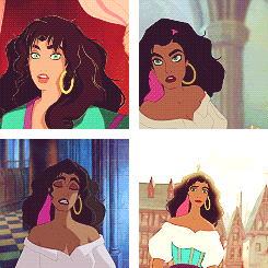 disneyyandmore-blog:Walt Disney Animation Studios Challenge9 Heroes (#1) → Esmeralda“You mistreat th