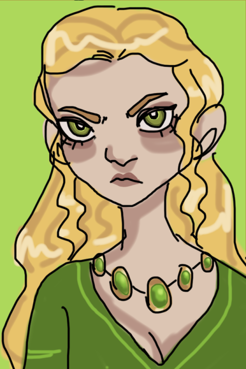super low quality iPod sketches of some asoiaf gals
