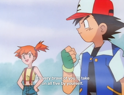 ladyloveandjustice: You know I’m surprised Misty isn’t a fire-type trainer, considering 