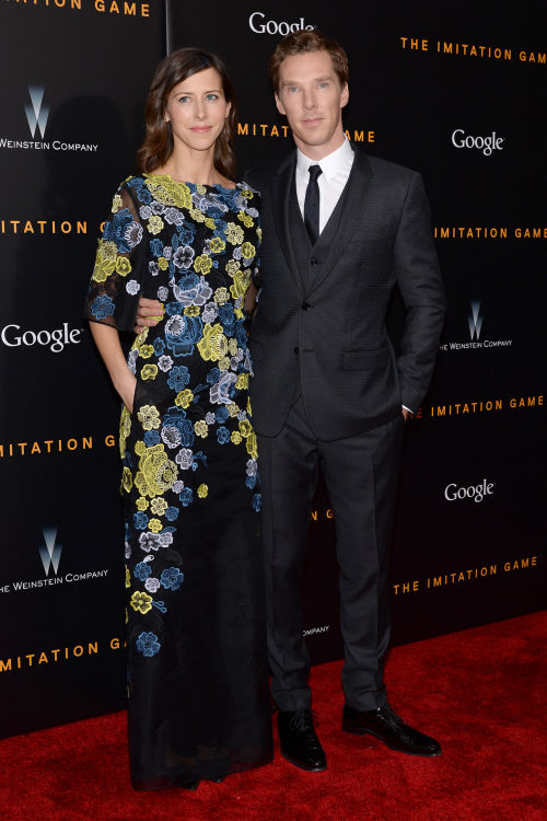 Benedict Cumberbatch and Sophie Hunter at “The Imitation Game” New York Premiere, Nov 17