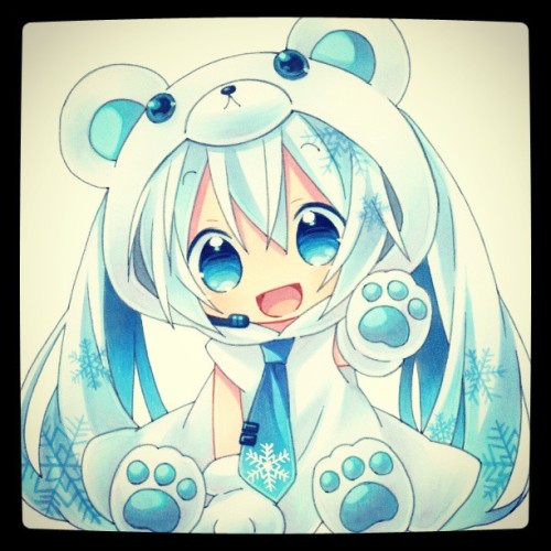 #HatsuneMiku #Chibi #Cute #Vocaloid