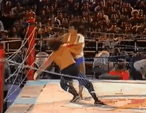grownassmanshit:  FMW Atsushi Onita vs. Terry Funk Exploding No Rope Barbed Wire