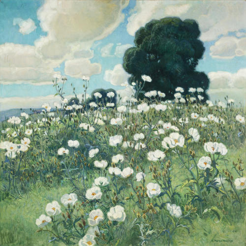 Ernest Martin Hennings - Thistle Blossoms (1929)