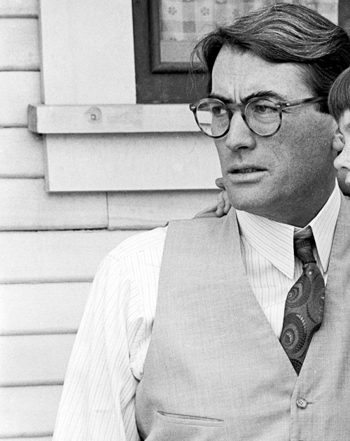 gregorypecks:Atticus Finch gave him an opportunity to play himself.Harper Lee