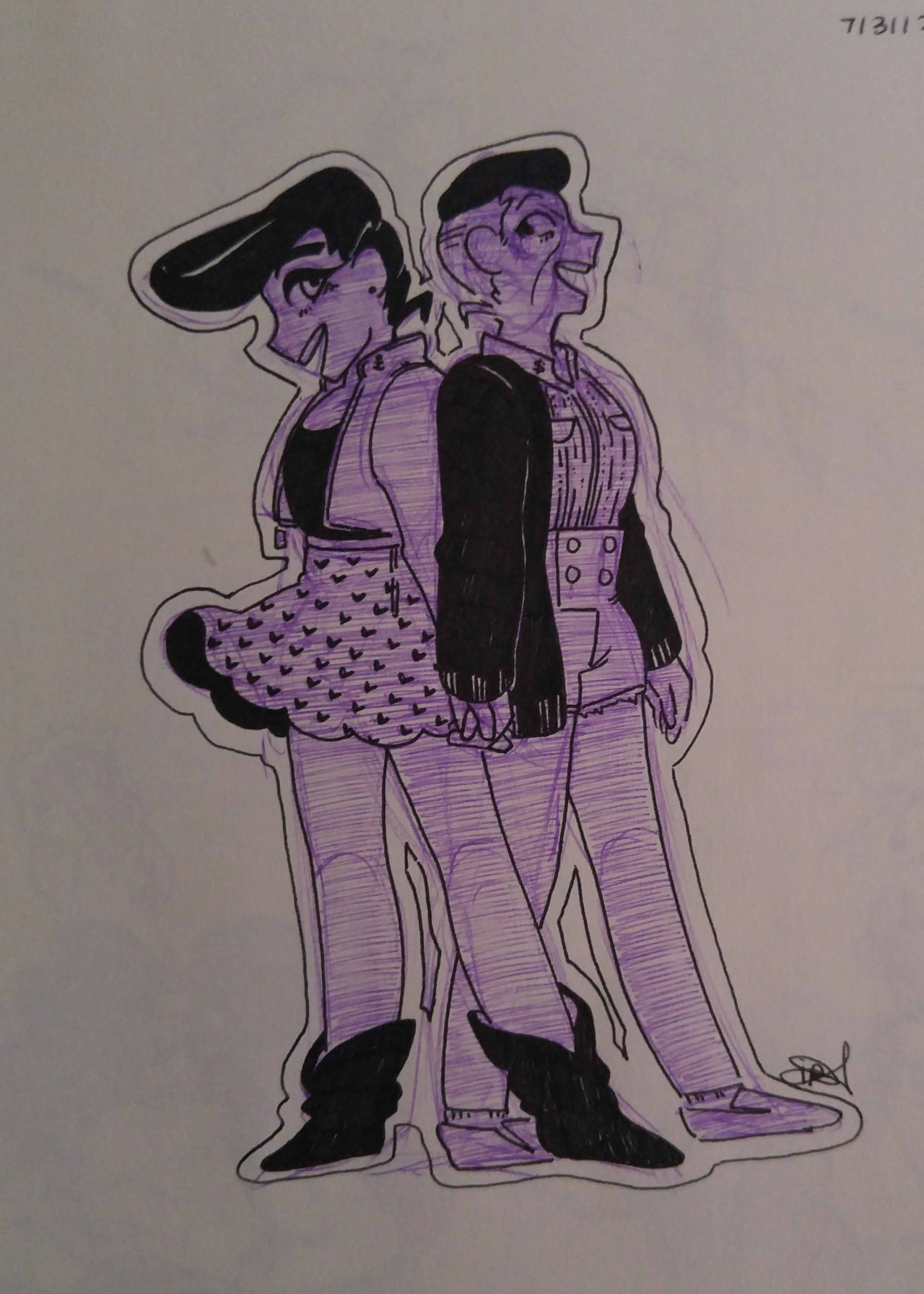 1shimaru:  i think these are my first drawings of josuke, i still don’t know how