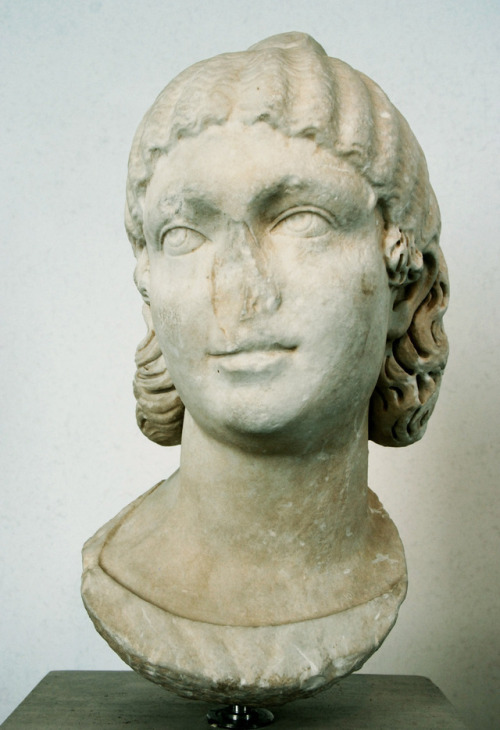 Empress Tranquillina (?), wife of emperor Gordian III. From Poggio Sommavilla. C. 250 AD. Marble. Mu