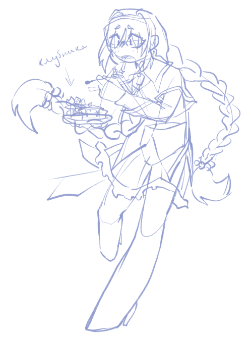 Homura!! I Wanted To Draw Her With Madoka Together, But I Didn't Like How Homura Seemed There, So Here
