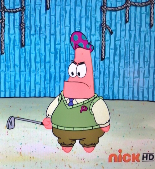 Just a bit of my own speculation, but Patrick’s outfit in the episode &ldquo;A Friendly Game&quot; s