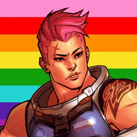 humansofjunkertown:transparent zarya + lesbian & butch pride icons!