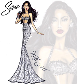 haydenwilliamsillustrations:  Selena 20th Anniversary by Hayden Williams. My first ever illustration of her!