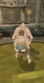 twili-midna:  Sumo Wresling in Ordon 