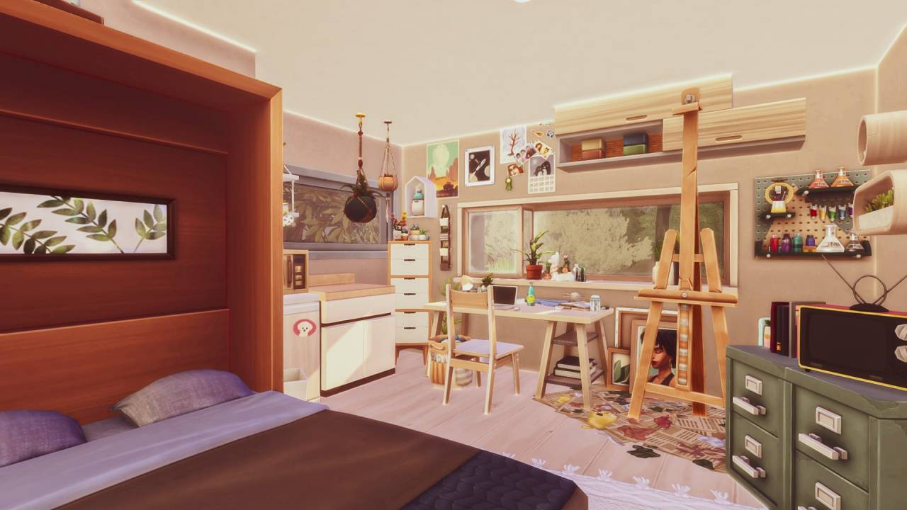 ML Plays the Sims - An Artist’s Tiny Starter Home Watch me build it:...