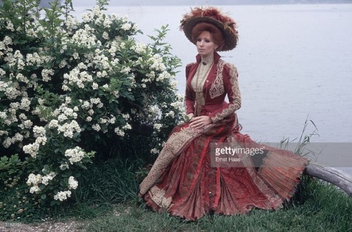 costumeloverz71: Dolly Levi’s (Barbra Streisand) Red dress… Hello, Dolly! (1969).. Costume by  Irene