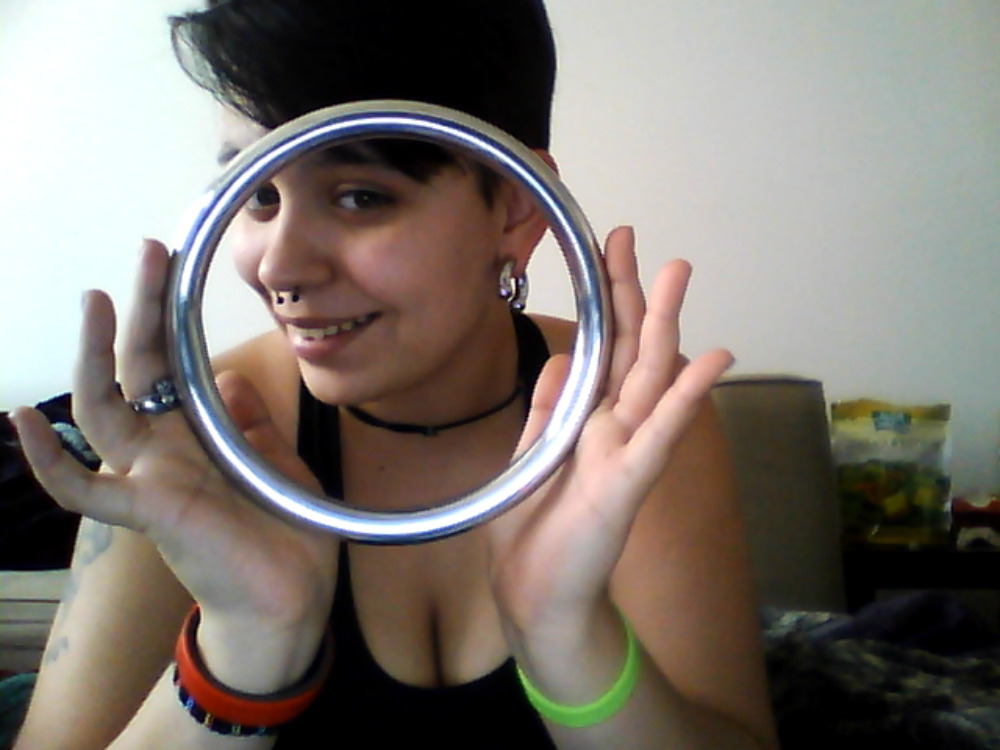 ladyluciix:  So this my brand new shibari ring I recieved from my Leather family