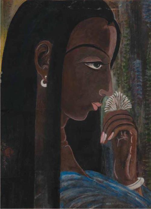 Rustic Beauty, Sudhir Khastgir, 1943. Via Osians. 