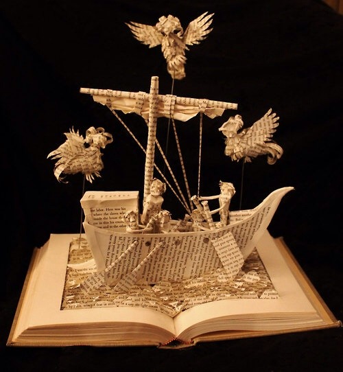 thecultofgenius:  Book sculptures by Jodi Harvey-Brown