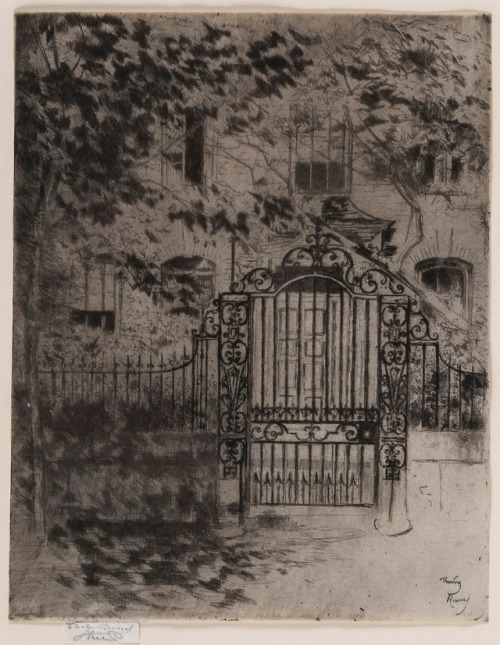 Théodore RousselThe Gate, Chelsea, Circa 1889 - 1890