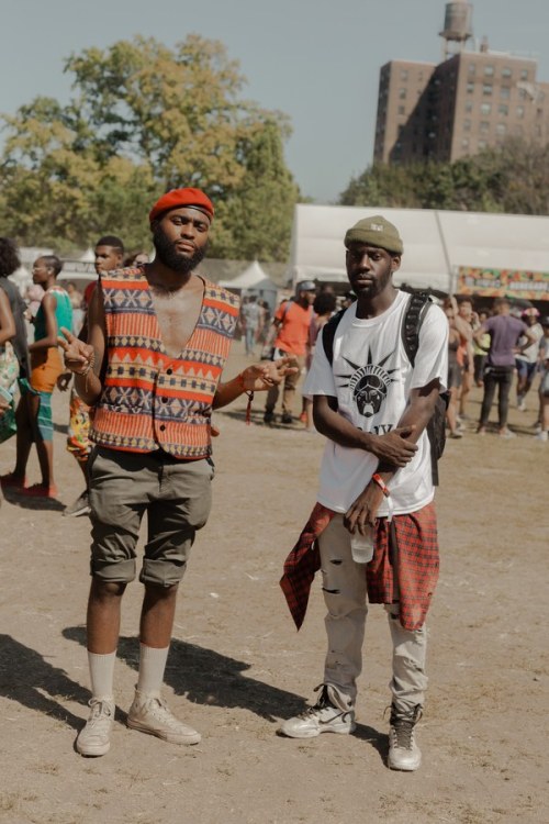 somecompany2: covered afropunk street style this weekend for teen vogue with my micaiah (my new room