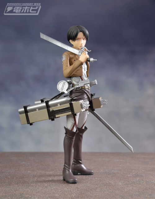 Sega provides a first look at its newest 17-cm “Armed Levi” prize figure’s prototype!Release Date: April 2016More SnK merchandise from Sega!