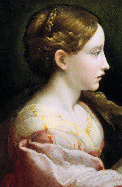 jaded-mandarin: Parmigianino. Detail from