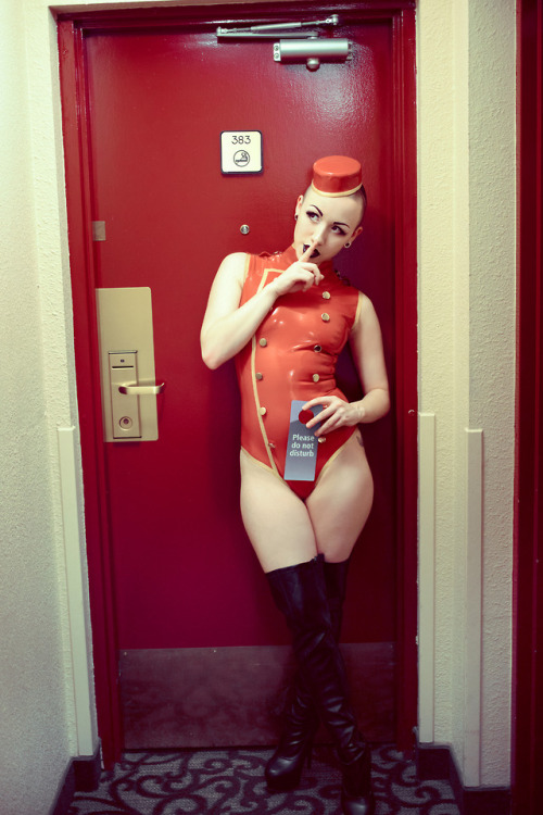 “Four Rooms: The Sequel”My custom designed bellhop latex made by Deadly Couture Photographer: http:/