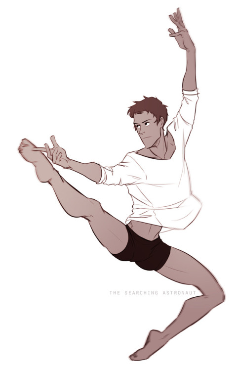 thesearchingastronaut:Was in the mood to draw Ballet!Lance again