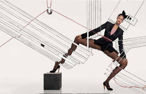 femmequeens - Rihanna photographed by Jean-Paul Goude for Vogue...