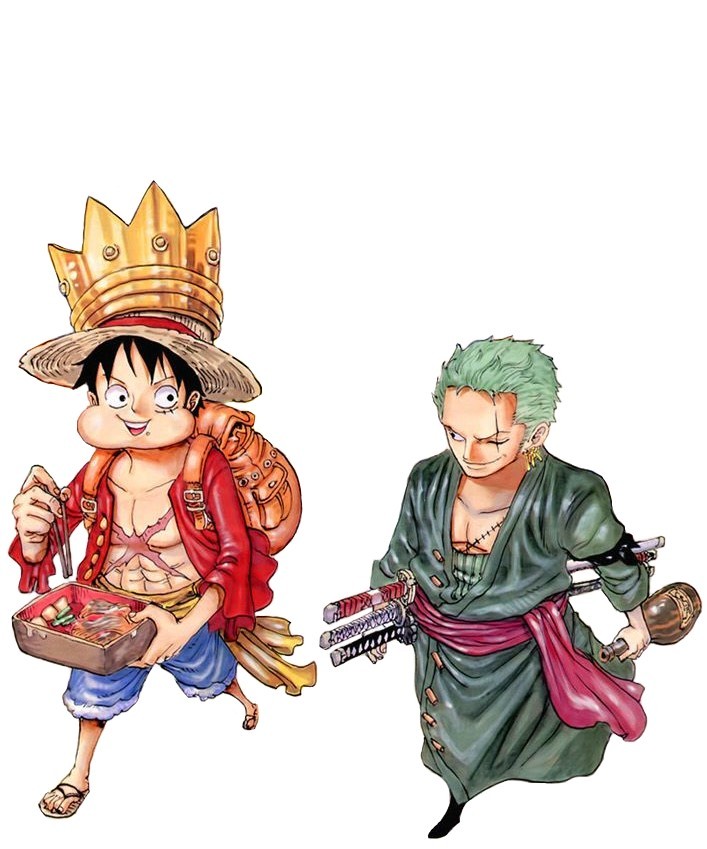 Luffy And Zoro From Colorspread 604 One Piece 604