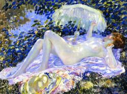 womeninarthistory:  Venus in the Sunlight, Frederick C. Frieseke 