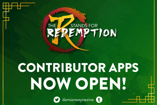  CONTRIBUTOR APPLICATIONS ARE NOW OPEN! Join Damian on his road to redemption by applying as a contr