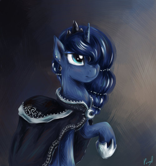 hundekuche-displosio:  Princess of the night by ~PPonyOO 