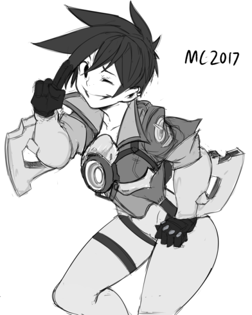 Porn Pics whateverchan: Overwatch girl sketch~