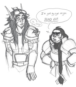 buttart: hkluterman always leaves sweet comments on my ana doodles so i started thinking about what she’d say to her cute bb Kalhoun HER SOCIAL SKILLS ARE IMPROVING YOU GUYS 