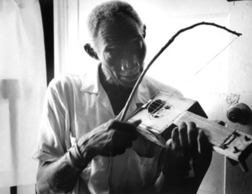 kvetchlandia:  Roland L Freeman     Cigar-box Fiddler Scott Dunbar. Wilkinson County, Mississippi     1975