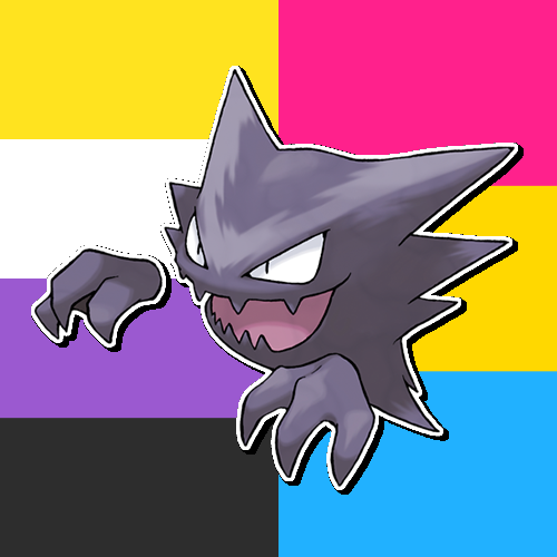 Pokémon LGBTQIAPN+/MOGAI Icons — CAN I GET A RECOLOR OF SHINY GENGAR BUT  maybe