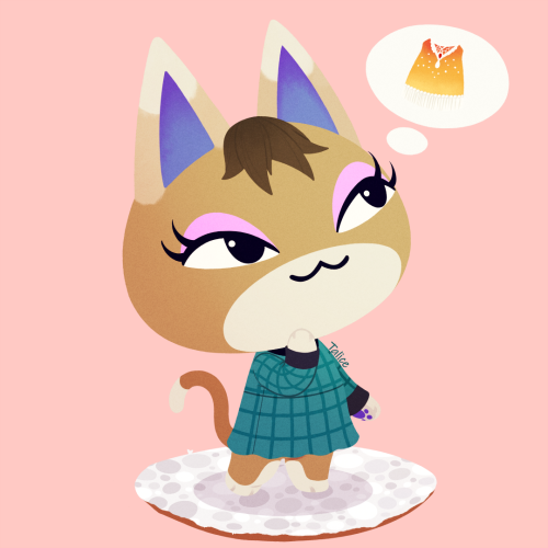 talicedraws:Happy bday to Kitty from Animal crossing!—————————————————————–You can also find me on: 