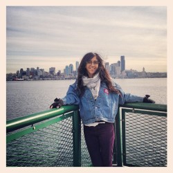 Almost into Seattle! (at Seattle Ferry Terminal)