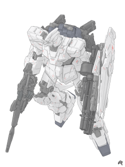 mousanjiq:  RX-0 Unicorn Gundam (Unicorn